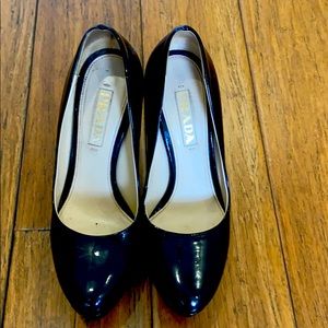 Prada size 37.5, patent leather pumps